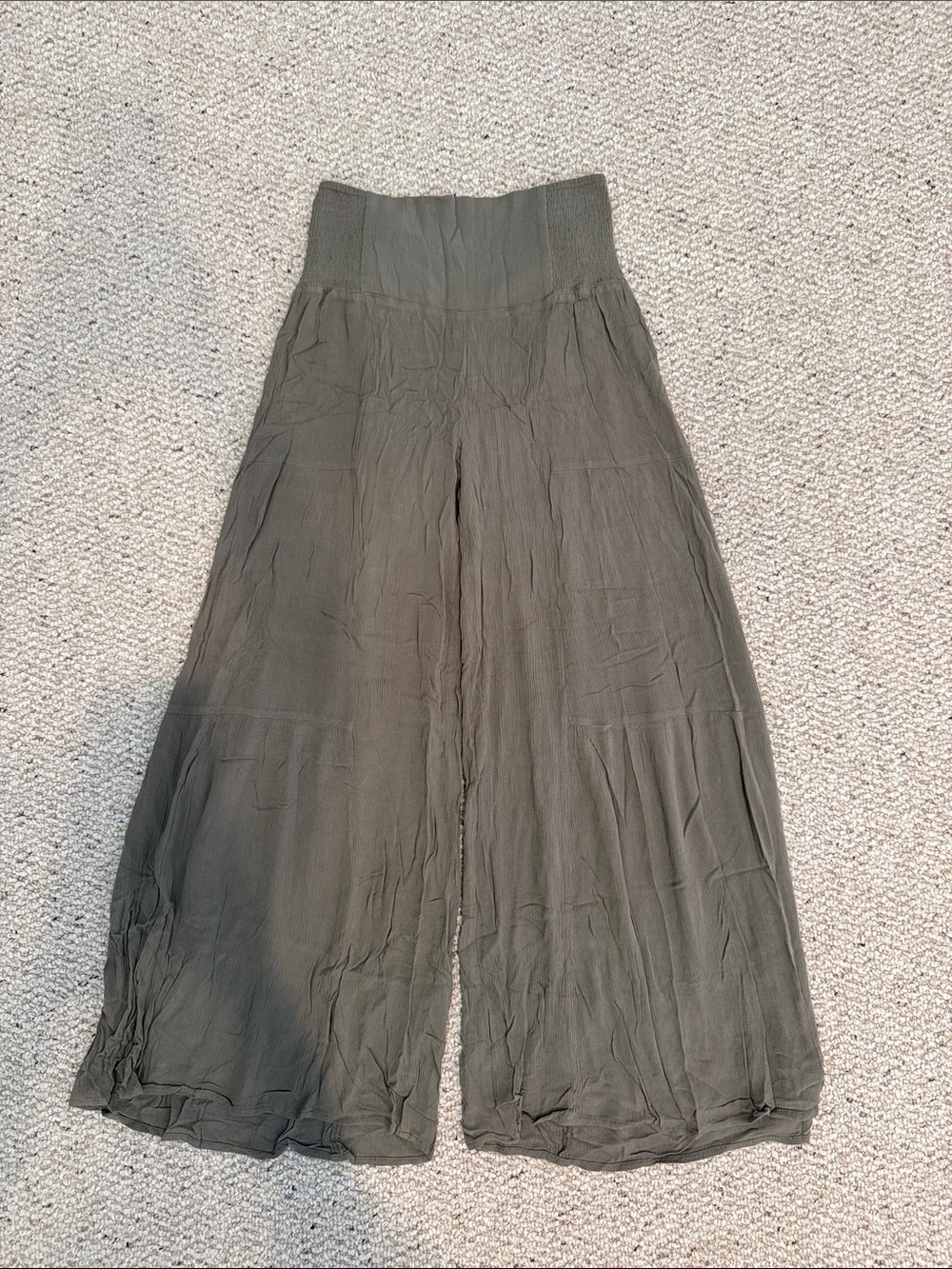 Rewash Green Flowy Pants